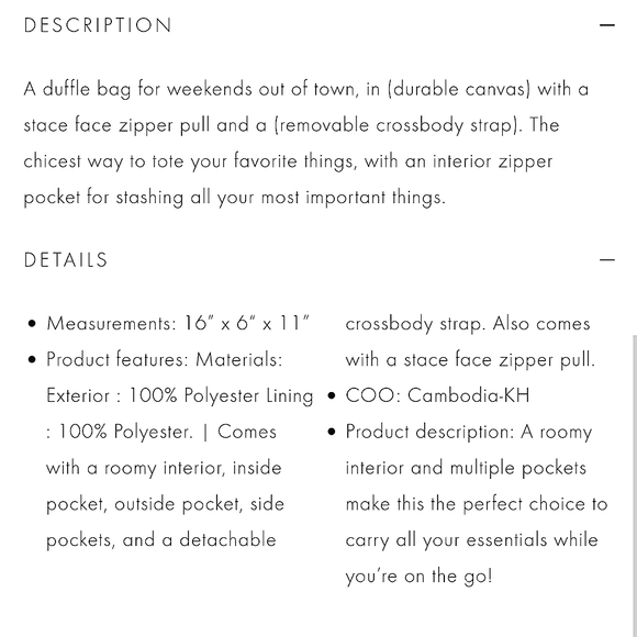 ALICE +OLIVIA Duffle Bag - Regal Romance in Sapphire Blue - Picture 7 of 7